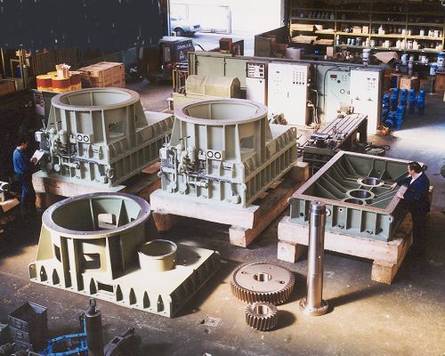 Hydro Gearboxes in build - Shackleton Engineering